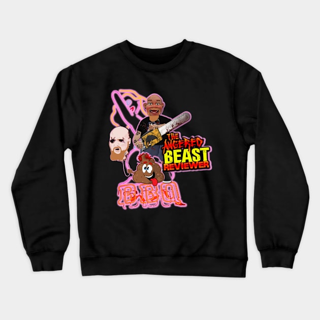 Angered Beast "The Only Good Beast, Is A Dead Beast" Crewneck Sweatshirt by vanillagorillabeast